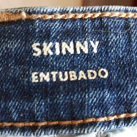 Universal Thread Color Block Skinny Jeans - Picture 6 of 7